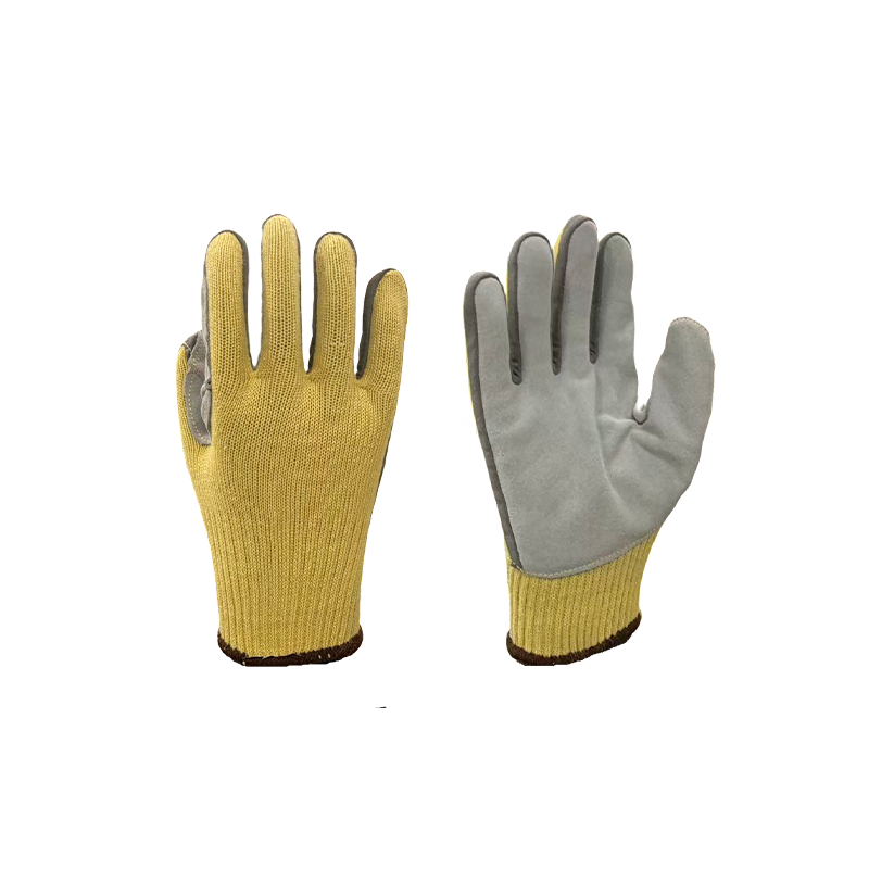 Aramid Palm-fitting Top-grain Cowhide Gloves