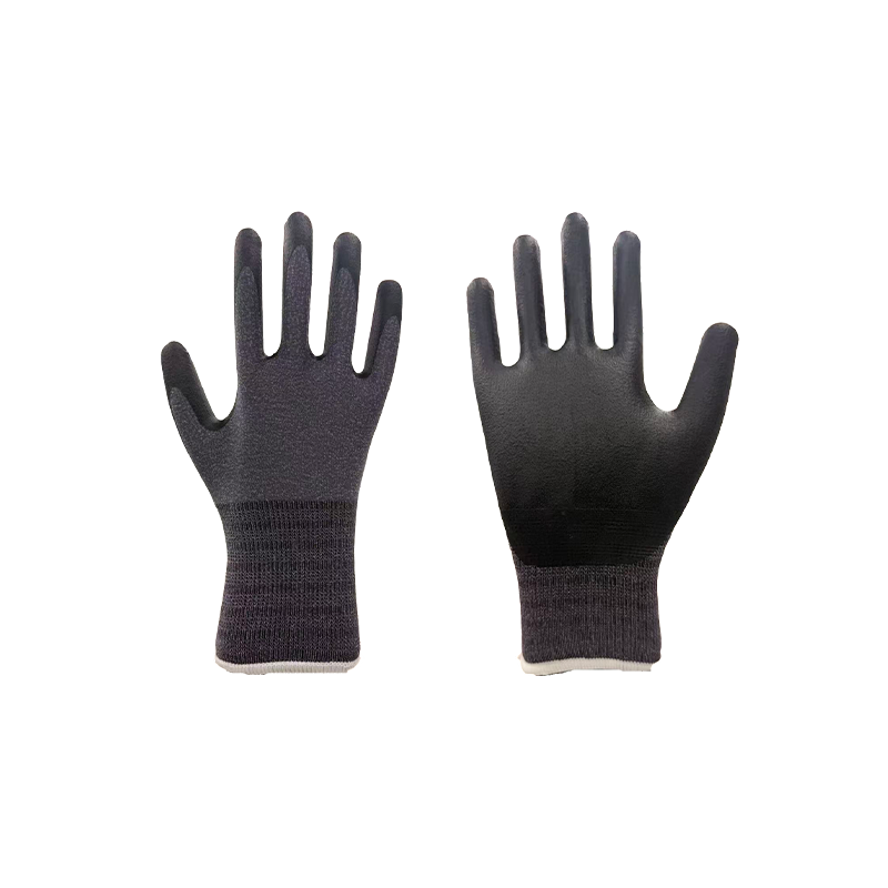 15-gauge Nylon-spandex Dipped Nitrile Foam Gloves